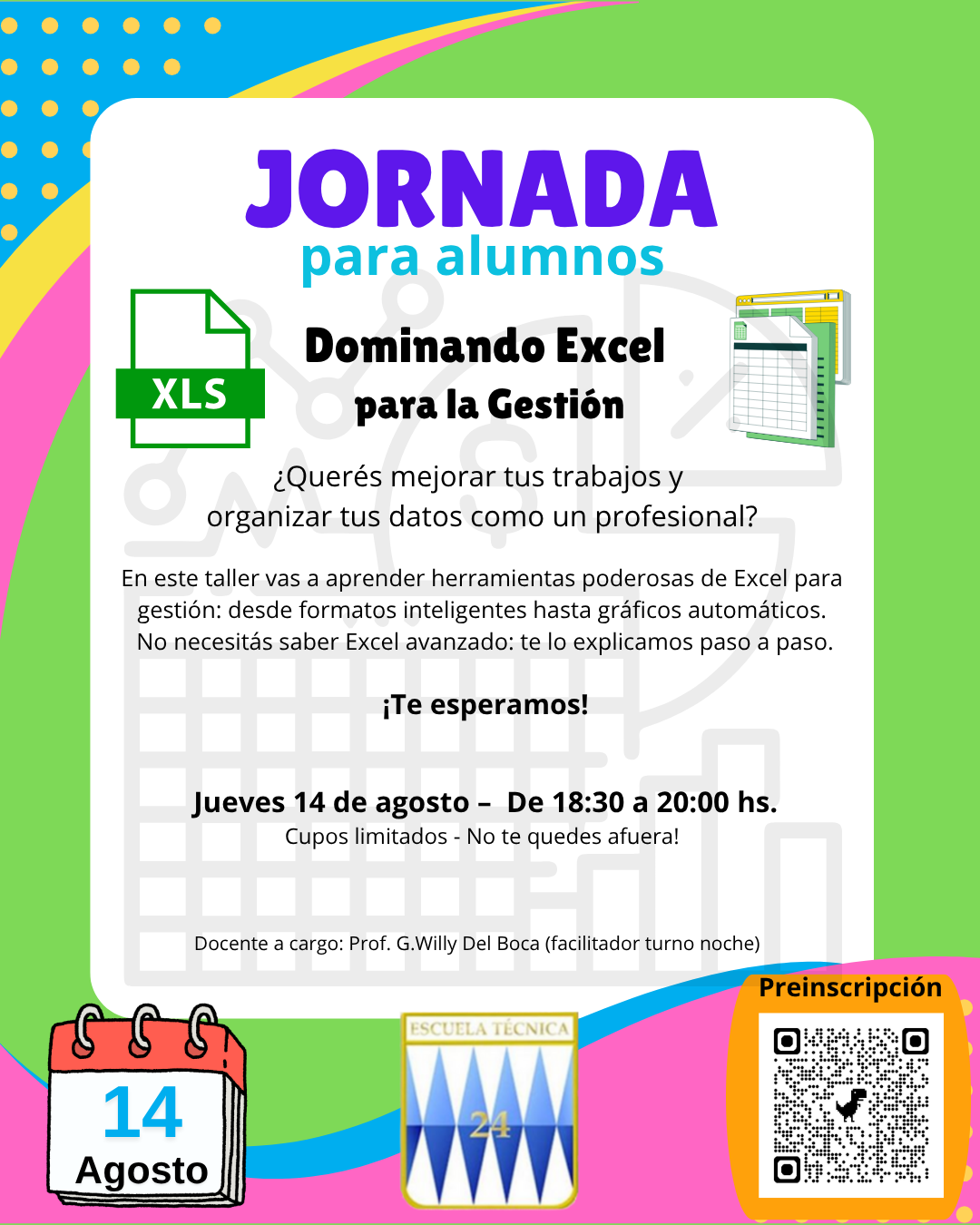 Placa Jornada Excel agosto 2025
